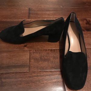 Banana Republic suede loafer heels size 9.5
